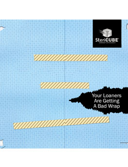 Literature SteriCUBE Brochure - Let's Tear Into Blue Wrap