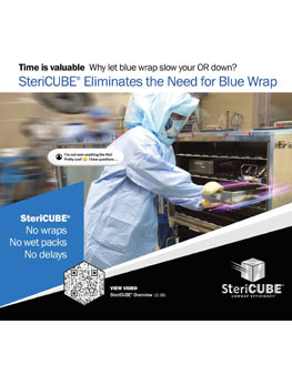 Literature SteriCUBE Brochure - Let's Tear Into Blue Wrap